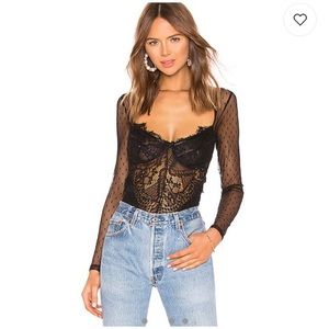 Bardot Farrah Body Suit in Black